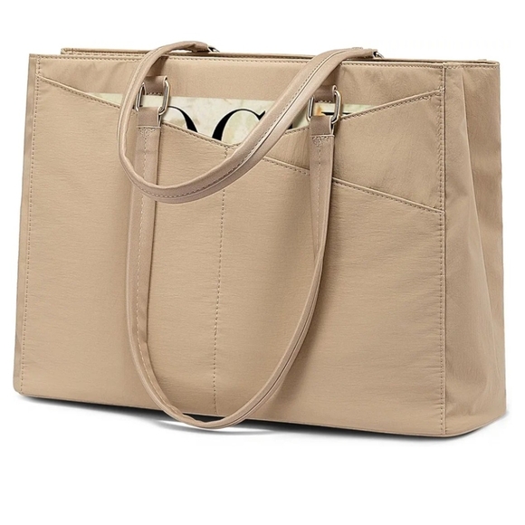 Loveook Handbags - Elegant Beige Women's Tote Bag